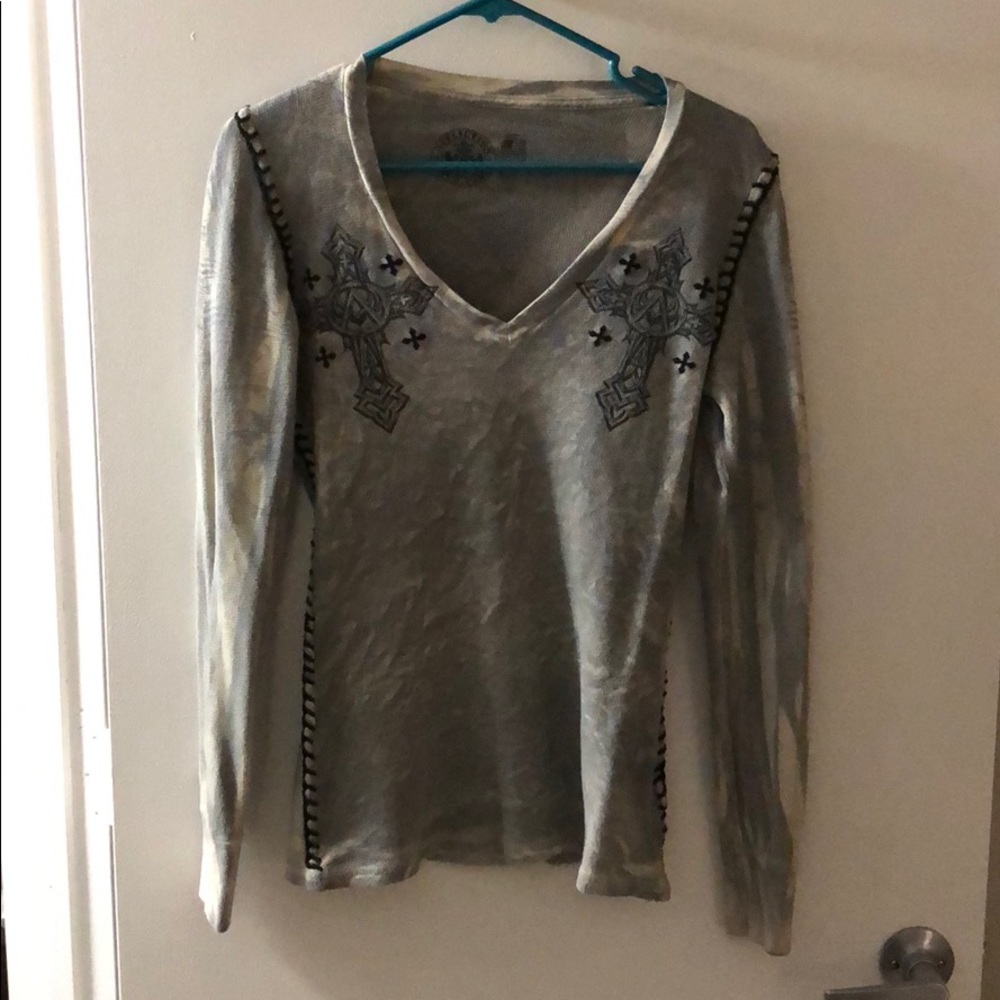 Affliction long sleeve shirt